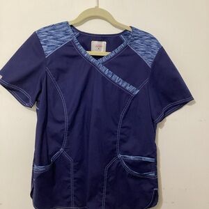 Scrubstar Medium Blue Scrub Top